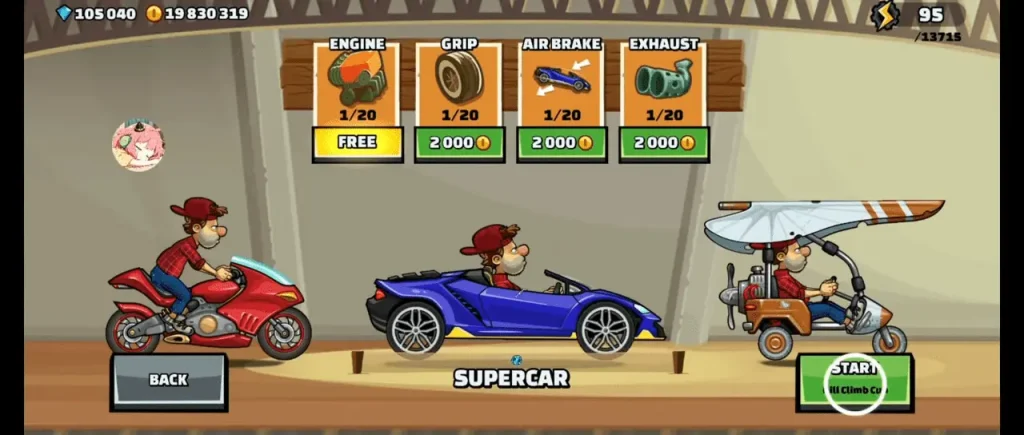 3 hill climb 2 mod apk